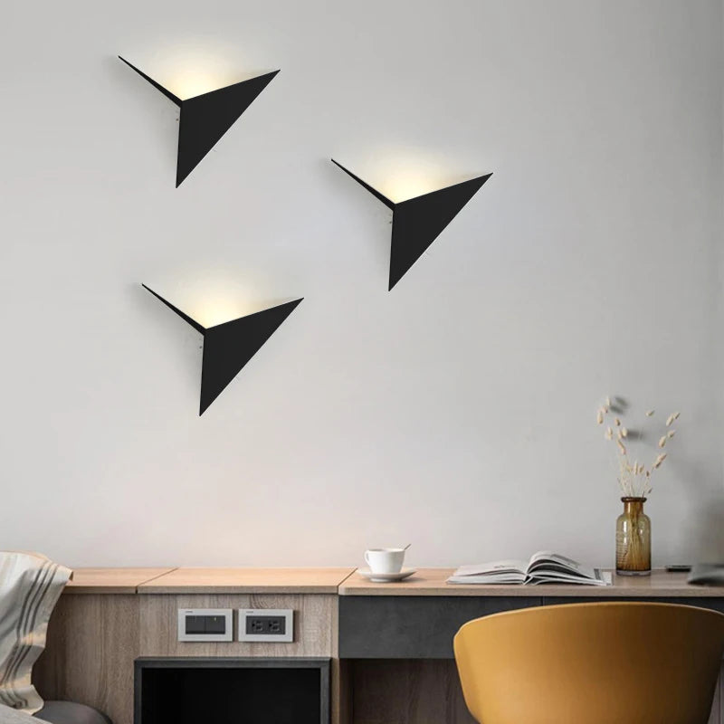 3W Aluminum Triangle Wall Lamp